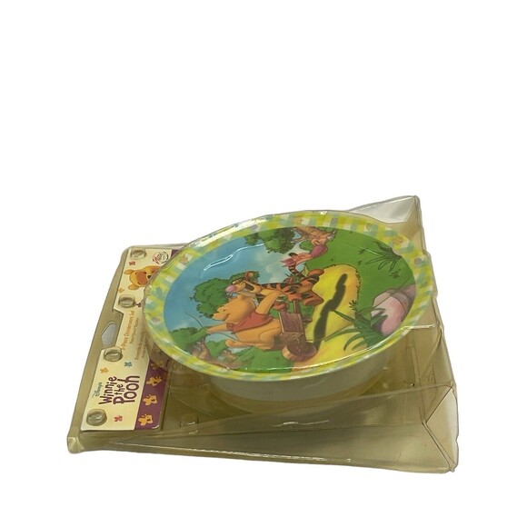 Zak Designs Disney's Winnie the Pooh 3 Piece Dinnerware Set Plate/Bowl/Tumbler - Picture 13 of 15